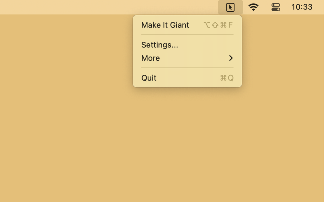 giant cursor menubar