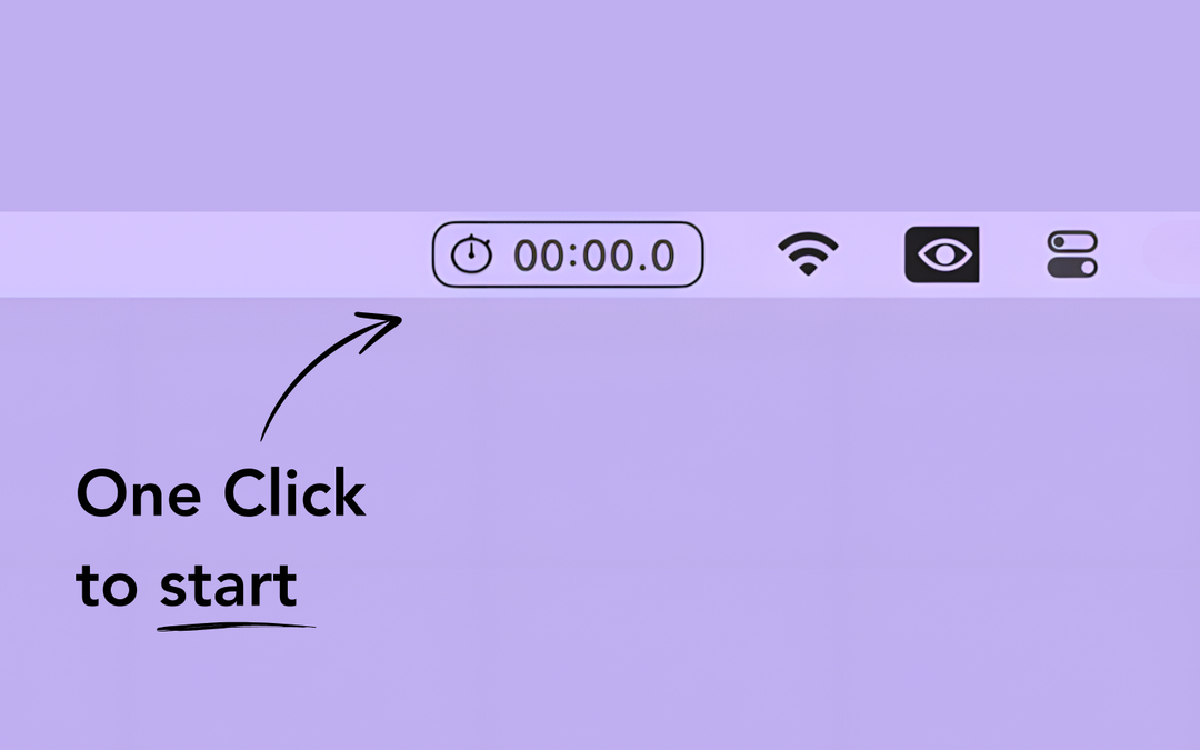 mini stopwatch how to start