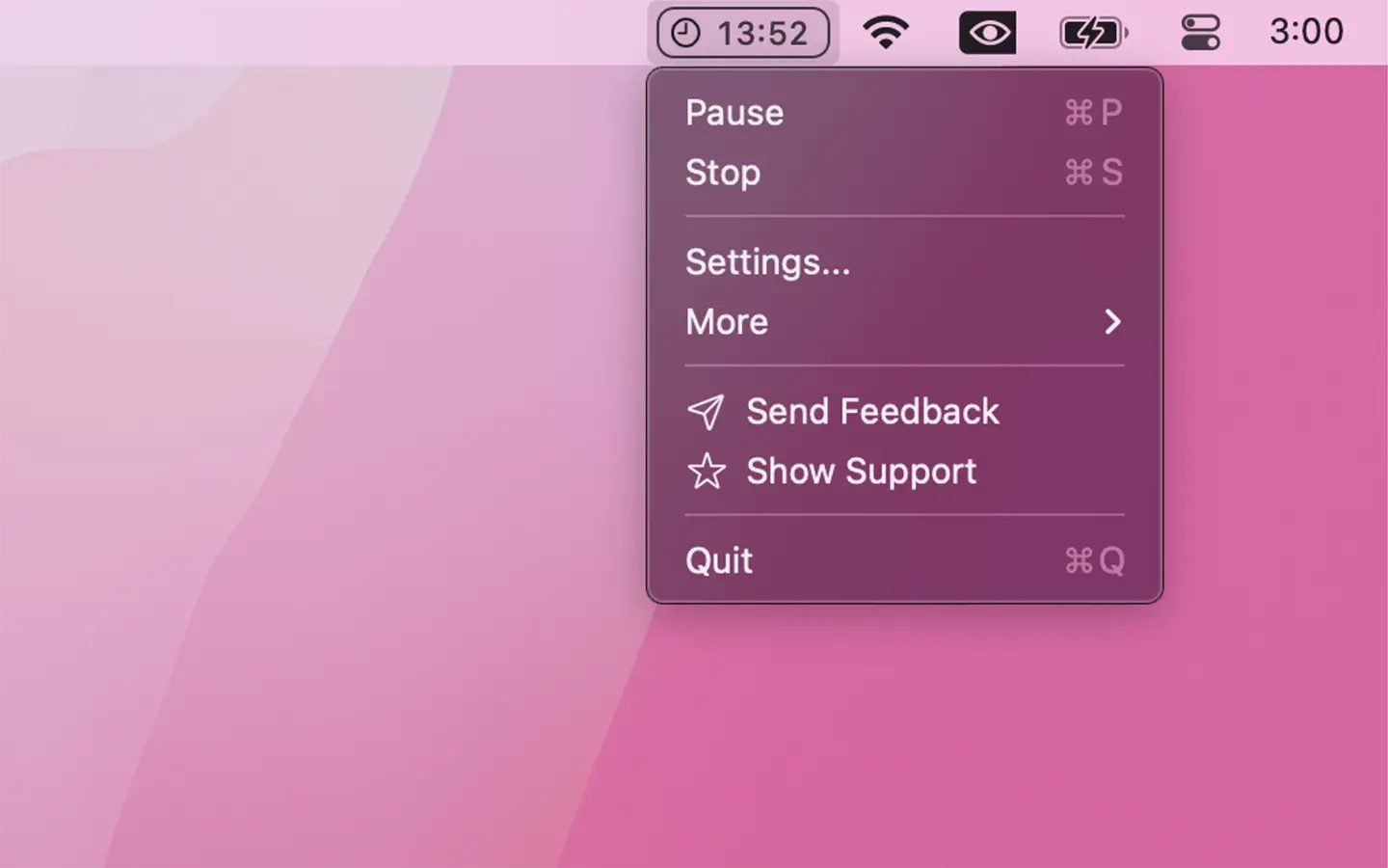Minimalist interface