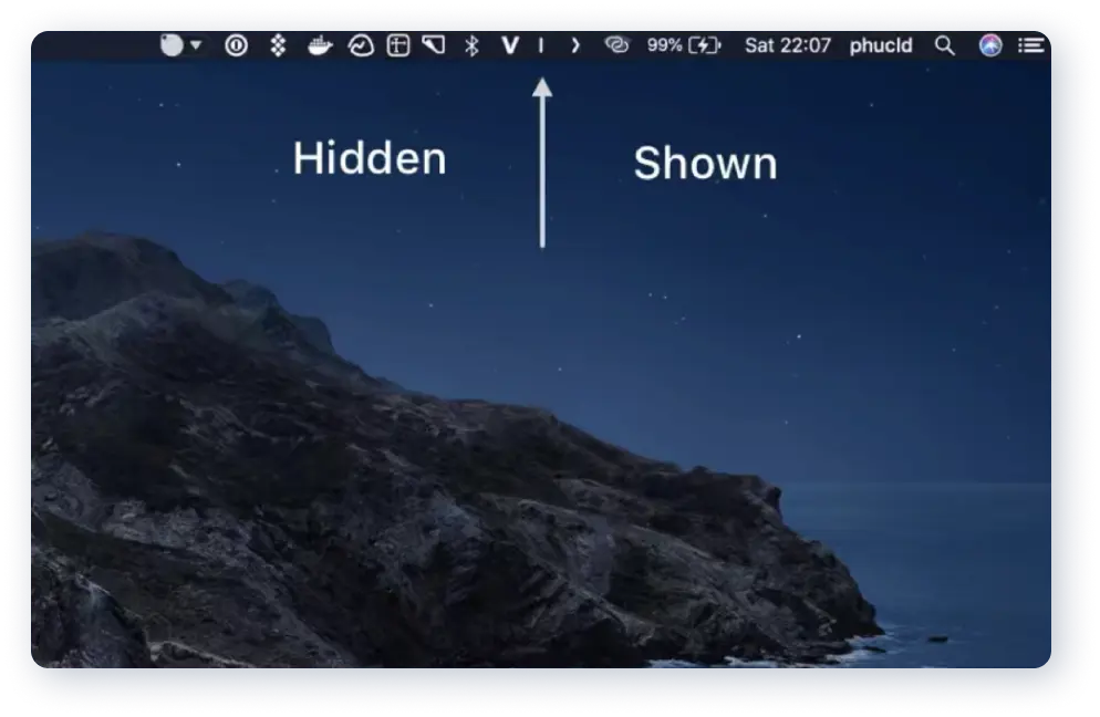 Hidden Bar Screenshot