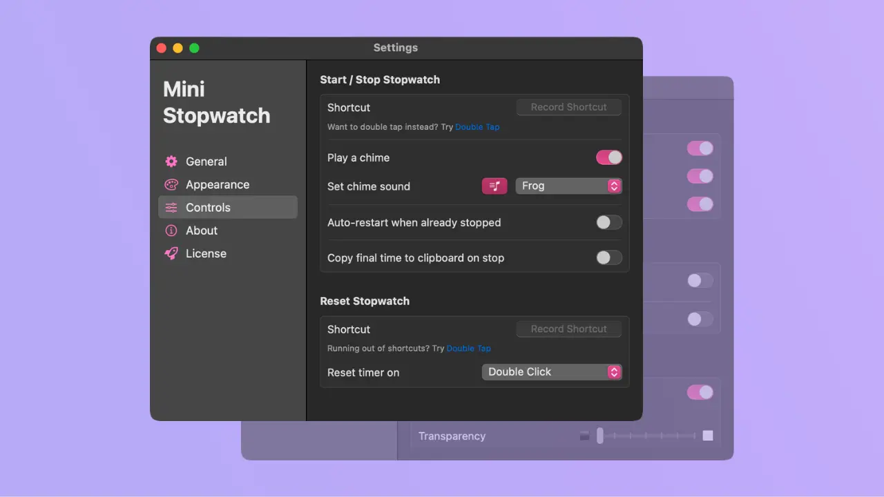 Mini Stopwatch Run On Sleep Feature