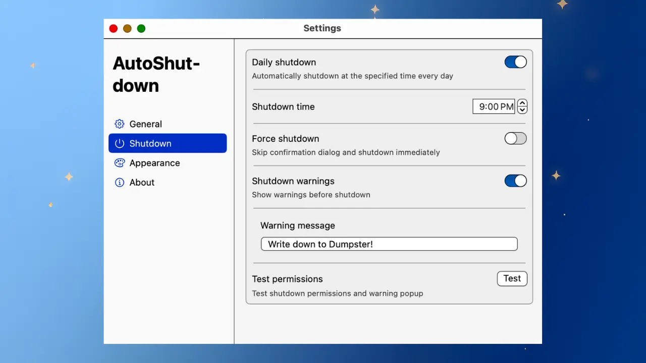 Option for Hard Mode to enforce immediate shutdown