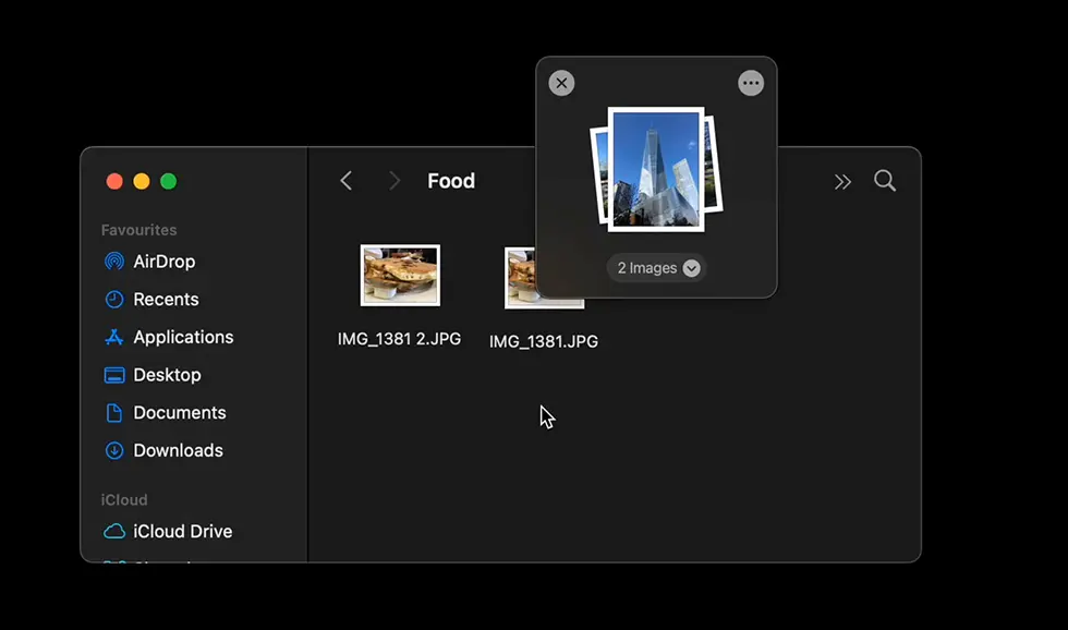 Dropover screenshot