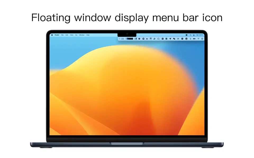 iBar menu bar icon organizer