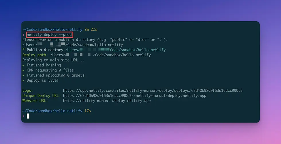 Netlify Cli