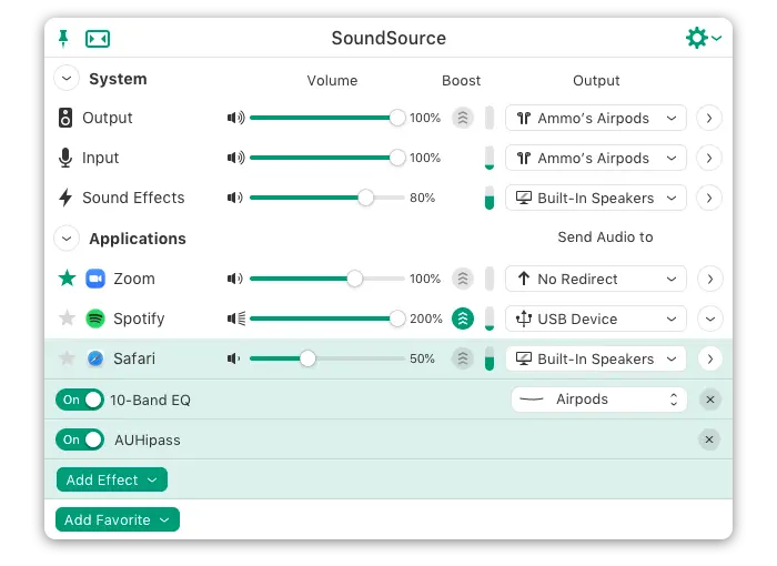 SoundSource screenshot